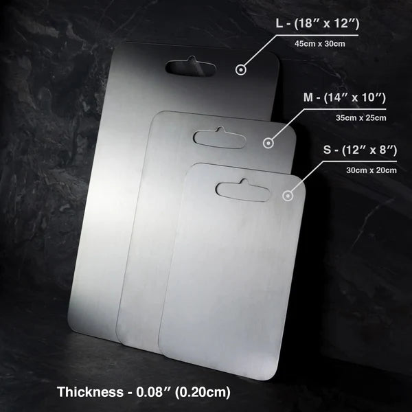 PrimeBoard™ Pure Titanium Cutting Board